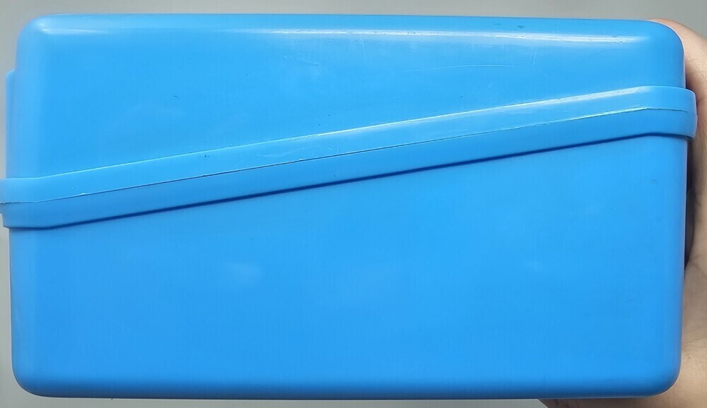 Vintage Walt Disneys Dumbo Lunch Box 80s 90s Blue Plastic USA No Thermos - Picture 7 of 9